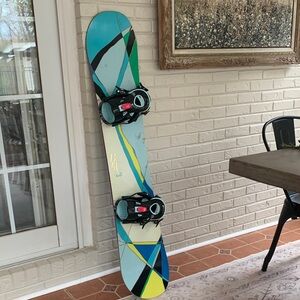 Burton Colorful Snowboard with Bindings
